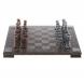 Шахматы с гравировкой &amp;quot;Турнирные&amp;quot; доска 36х36 змеевик, мрамор, лемезит 124577