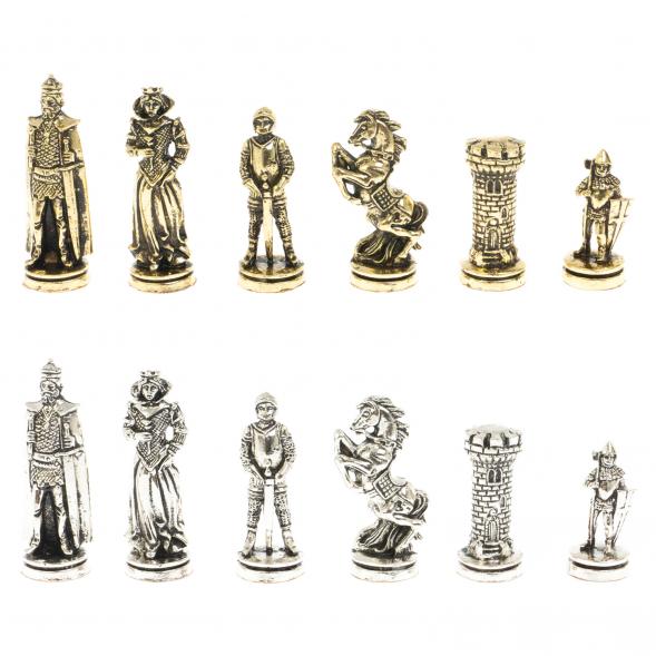 Шахматы &amp;quot;Рыцари&amp;quot; доска 36х36 шабровский змеевик 128163