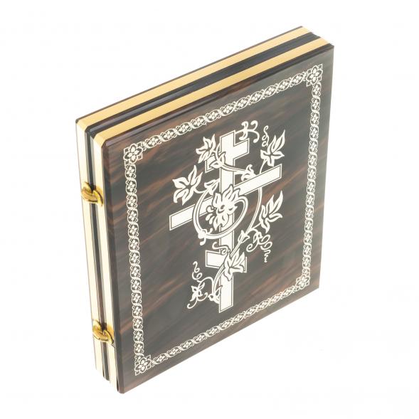 Икона складная &amp;quot;Семистрельная БМ&amp;quot;  камень обсидиан 123000