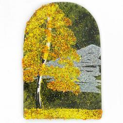 Магнит с рисунком "Арка" большой камень змеевик