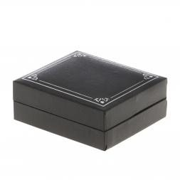 Набор запонки закругленные и зажим для галстука малахит