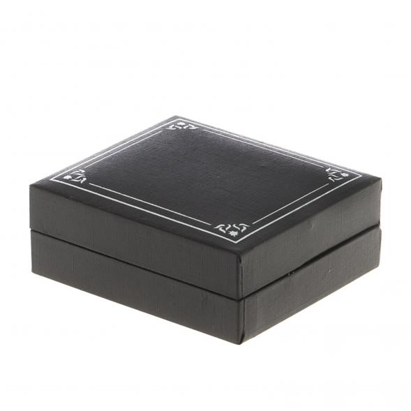 Набор запонки закругленные и зажим для галстука малахит 124649