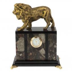 Часы &amp;quot;Лев&amp;quot; из конгломерата