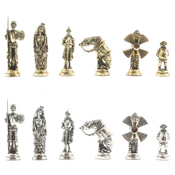 Шахматы &amp;quot;Дон Кихот&amp;quot; доска 36х36 см камень мрамор лемезит 122878