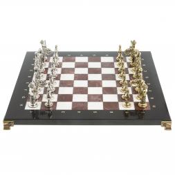 Шахматы &amp;quot;Дон Кихот&amp;quot; доска 36х36 см камень мрамор лемезит