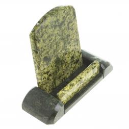 Подставка под телефон камень змеевик