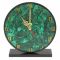 Настольные часы из малахита "Мозайка" 23,5х7х23,5 см