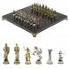 Шахматы настольные &amp;quot;Римские лучники&amp;quot; 28х28 см из камня лемезит 120745