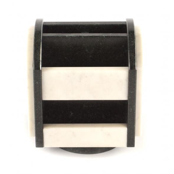 Органайзер настольный из мрамора и змеевика вращающийся 121246