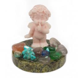 Сувенир "Ангелочек кроха" из мрамолита