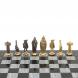 Шахматы настольные &amp;quot;Средневековье&amp;quot; 40х40 см серый мрамор бронза 126913