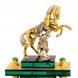 Настольный набор из малахита &amp;quot;Конь на дыбах&amp;quot; Златоуст 118655