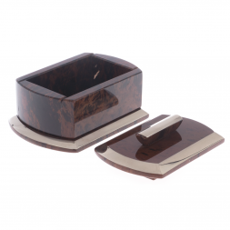 Шкатулка "Оригинал" камень обсидиан малая 12,5х6,5х8,5 см