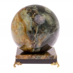 Шар на подставке из офиокальцита 12,5 см