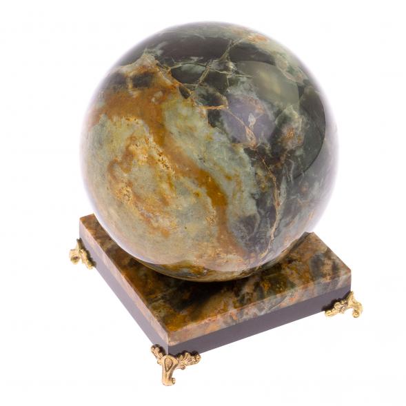 Шар на подставке из офиокальцита 12,5 см 124967