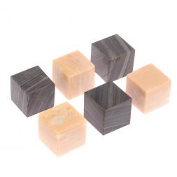 Камни для охлаждения виски 6 кубиков газганский / полосатый мрамор