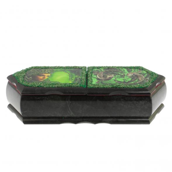 Шкатулка &amp;quot;Хозяйка медной горы и ящерицы&amp;quot; 29,5х12х8 см 127622