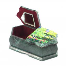 Шкатулка с двумя отделениями &amp;quot;Рассвет / Лето&amp;quot; 20х10х7,5 см