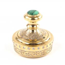 Оснастка для печати &amp;quot;Герб России&amp;quot; камень малахит Златоуст