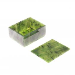 Шкатулка из нефрита 9х7х4,5 см