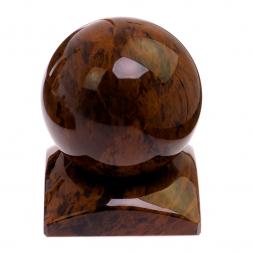 Настольный набор &amp;quot;Гренада&amp;quot; коричневый обсидиан