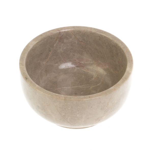 Пиала из бежевого мрамора 260 мл 10,5х10,5х5,5 см 127223