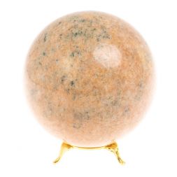 Шар 11 см из натурального розового мрамора