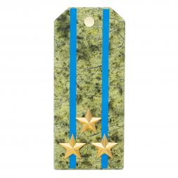 Сувенирный магнит &amp;quot;Погон Полковник ВВС, ВКС, ВДВ&amp;quot; камень змеевик