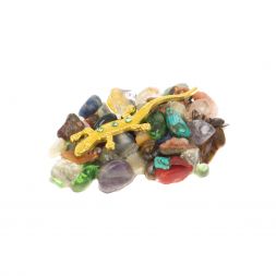 Магнит "Ящерица со стразами на самоцветах"