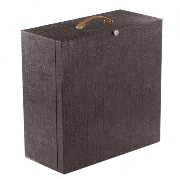 Письменный набор &amp;quot;Гордый орел&amp;quot; из натурального малахита и бронзы Златоуст 121342