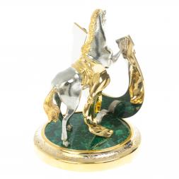 Сувенир &amp;quot;Подкова на удачу&amp;quot; малахит