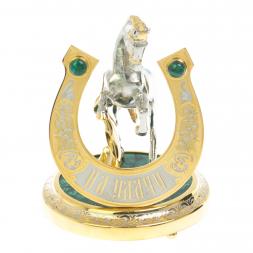 Сувенир &amp;quot;Подкова на удачу&amp;quot; малахит