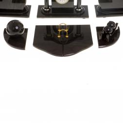 Письменный прибор "Арка" из черного обсидиана