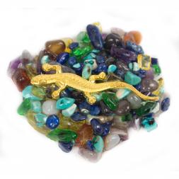 Магнит "Ящерица на самоцветах"