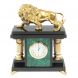 Часы &amp;quot;Лев&amp;quot; из малахита 129004