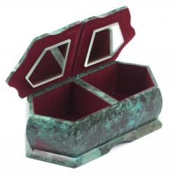 Шкатулка для украшений &amp;quot;Хозяйка медной горы / Две ящерицы&amp;quot; 20х10х7,5 см