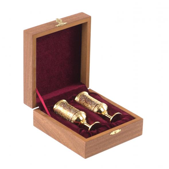 Набор для водки &amp;quot;На двоих&amp;quot; 2 рюмки Златоуст 121629