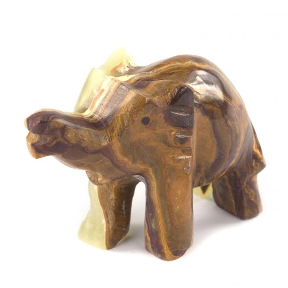 Фигурка &amp;quot;Слон&amp;quot; камень оникс 10х4х8,3 см (4) 121687