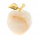 Сувенир &amp;quot;Яблоко&amp;quot; из белого оникса 7х9 см (3) 124654