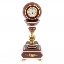 Часы антистресс &amp;quot;Шар на слоне&amp;quot; из лемезита 10,5 см