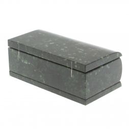 Шкатулка &amp;quot;Купюра&amp;quot; из темно-зеленого змеевика