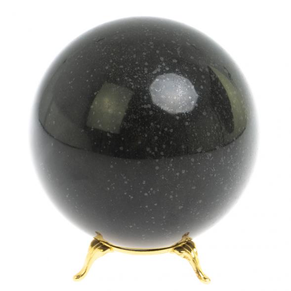 Шар диаметром 10 см камень базальт 127625