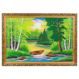 Картина &amp;quot;Лето&amp;quot; багет 40х60 см, каменная крошка