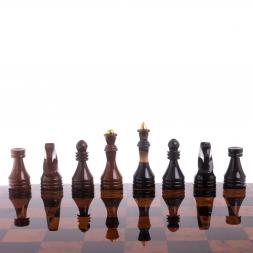 Шахматный ларец с фигурами &amp;quot;Классический&amp;quot; из обсидиана