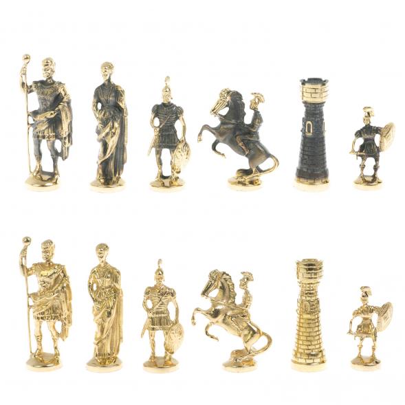 Шахматы подарочные &amp;quot;Римские&amp;quot; с бронзовыми фигурами 40х40 см 117811