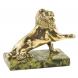 Бронзовая статуэтка &amp;quot;Лев&amp;quot; камень змеевик 120578