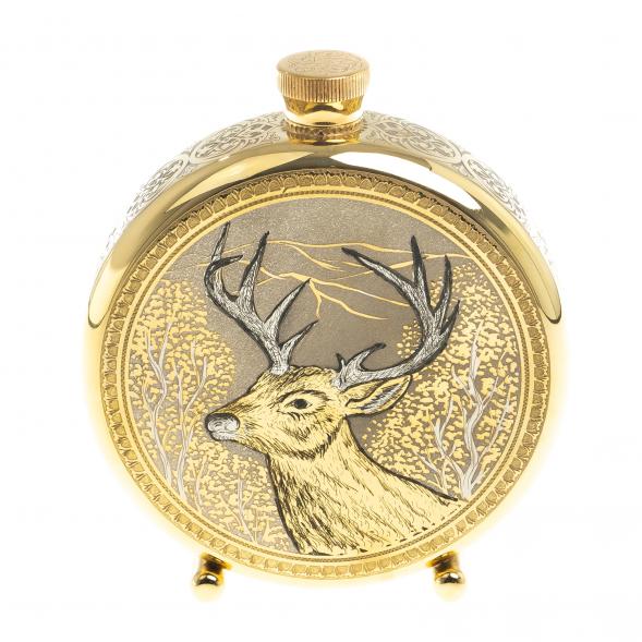 Фляжка с гравюрой &amp;quot;Олень&amp;quot; Златоуст 123488