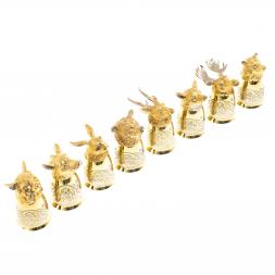 Набор стопок перевертышей &amp;quot;Лесные звери&amp;quot; 8 шт Златоуст