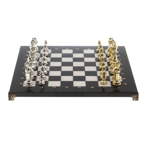 Шахматы турнирные &amp;quot;Стаунтон&amp;quot; доска 40х40 см мрамор 124513