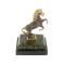 Бронзовая статуэтка "Лошадка" змеевик